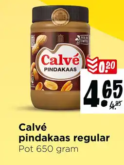 Jumbo Calvé pindakaas regular aanbieding