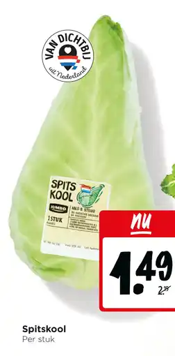 Jumbo Spitskool aanbieding