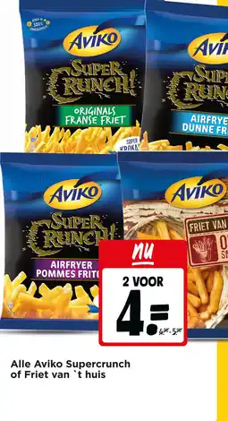 Jumbo Alle Aviko Supercrunch of Friet van `t huis aanbieding