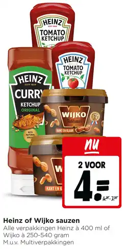Jumbo Heinz of Wijko sauzen aanbieding
