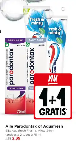 Jumbo Alle Parodontax of Aquafresh aanbieding