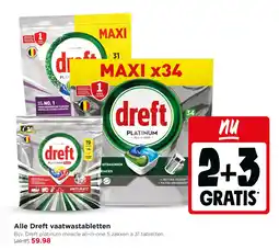Jumbo Alle Dreft vaatwastabletten aanbieding