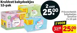 Kruidvat Kruidvat babydoekjes aanbieding