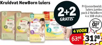 Kruidvat Kruidvat NewBorn luiers aanbieding