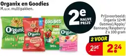 Kruidvat Organix en Goodies aanbieding