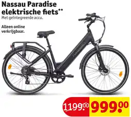 Kruidvat Nassau Paradise elektrische fiets aanbieding
