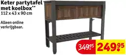 Kruidvat Keter partytafel met koelbox aanbieding