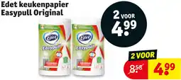 Kruidvat Edet keukenpapier Easypull Original aanbieding