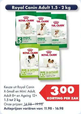 Royal Canin Adult 1.5 -2 kg