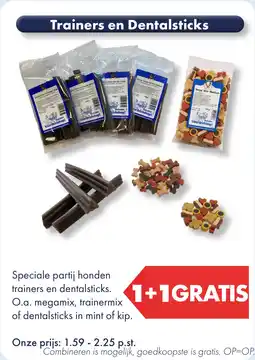 Huisdier Voordeelshop Trainers en Dentalsticks aanbieding