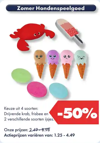 Zomer Hondenspeelgoed