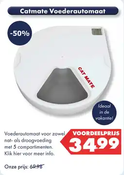 Huisdier Voordeelshop Catmate Voederautomaat aanbieding