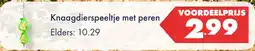 Huisdier Voordeelshop Knaagdierspeeltje met peren aanbieding