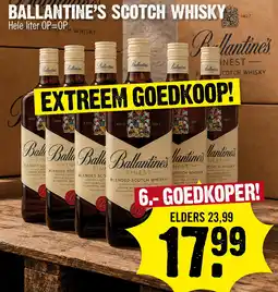 Super Dirck 3 Ballantine's scotch whisky aanbieding
