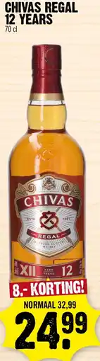 Super Dirck 3 Chivas regal 12 years aanbieding