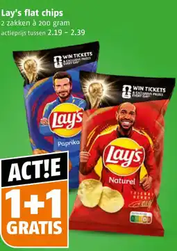 Poiesz Lay's flat chips aanbieding