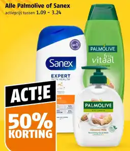 Poiesz Alle Palmolive of Sanex aanbieding