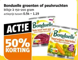 Poiesz Bonduelle groenten of peulvruchten aanbieding