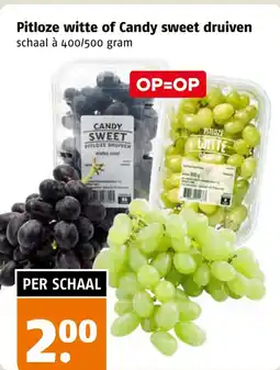 Poiesz Pitloze witte of Candy sweet druiven aanbieding