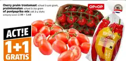 Poiesz Cherry pruim trostomaat , pruimtomaten of puntpaprika mix aanbieding