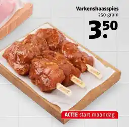 Poiesz Varkenshaasspies aanbieding