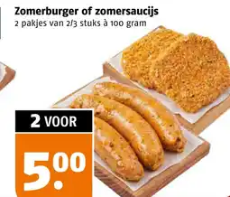 Poiesz Zomerburger of zomersaucijs aanbieding