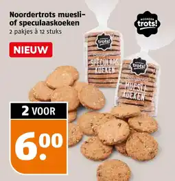 Poiesz Noordertrots muesli of speculaaskoeken aanbieding