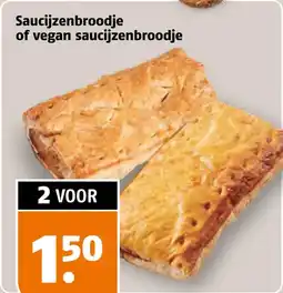 Poiesz Saucijzenbroodje of vegan saucijzenbroodje aanbieding