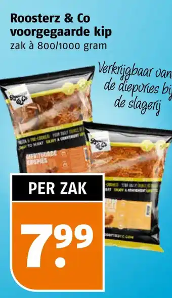 Poiesz Roosterz & Co voorgegaarde kip aanbieding