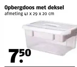 Poiesz Opbergdoos met deksel aanbieding