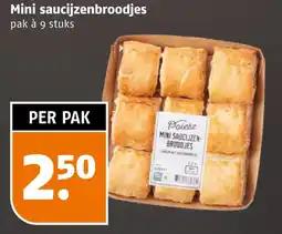 Poiesz Mini saucijzenbroodjes aanbieding
