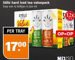 Poiesz Stëlz hard iced tea valuepack aanbieding