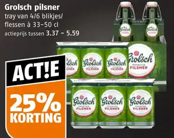 Poiesz Grolsch pilsner aanbieding