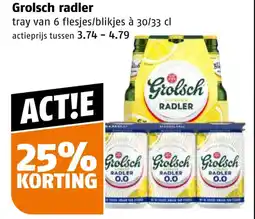 Poiesz Grolsch radler aanbieding