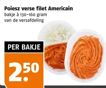 Poiesz Poiesz verse filet Americain aanbieding