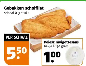 Poiesz Gebakken scholfilet aanbieding