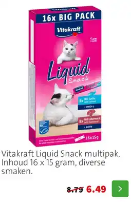 Intratuin Vitakraft Liquid Snack multipak aanbieding