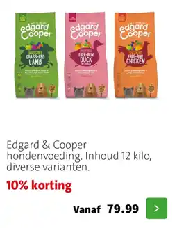 Intratuin Edgard & Cooper hondenvoeding aanbieding
