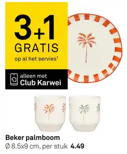 Karwei Beker palmboom aanbieding