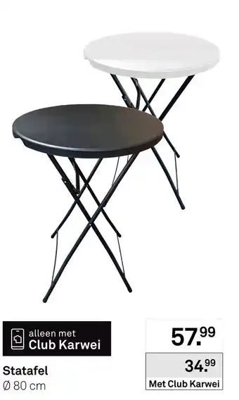 Karwei Statafel aanbieding