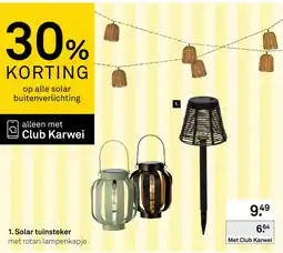 Karwei Solar tuinsteker aanbieding