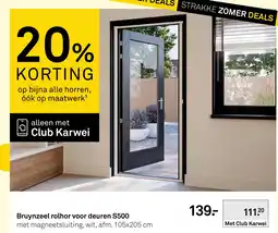 Karwei Bruynzeel rolhor voor deuren S500 aanbieding