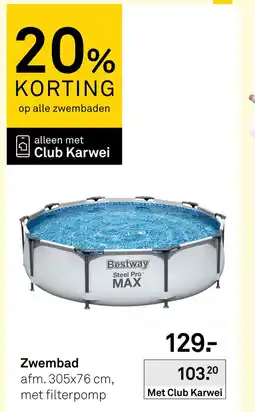 Karwei Bestway Zwembad aanbieding