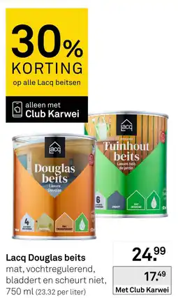 Karwei Lacq Douglas beits aanbieding