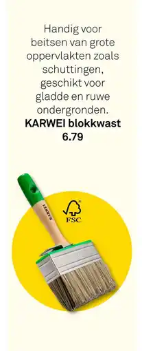 Karwei Karwei blokkwast aanbieding