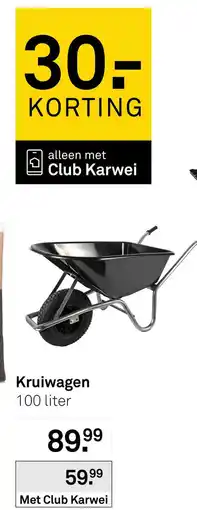 Karwei Kruiwagen aanbieding