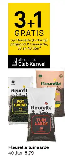 Karwei Fleurella tuinaarde aanbieding