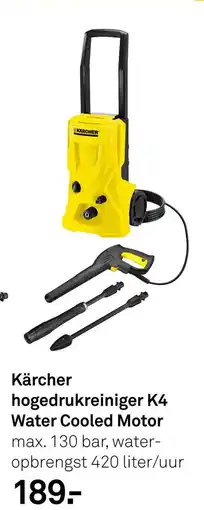 Karwei Kärcher hogedrukreiniger K4 Water Cooled Motor aanbieding