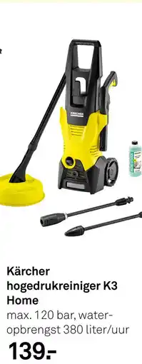 Karwei Kärcher hogedrukreiniger K3 Home aanbieding
