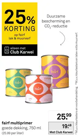 Karwei Fairf multiprimer aanbieding